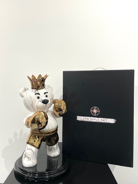 Van Apple - The Boxing Bear LV Brons - Large #4.3