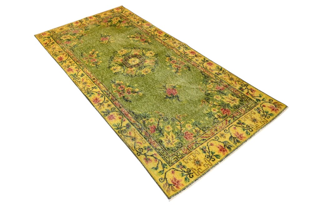 Verde vintage - Χαλί - 222 cm - 111 cm - με πιστοποιητικό #1.0