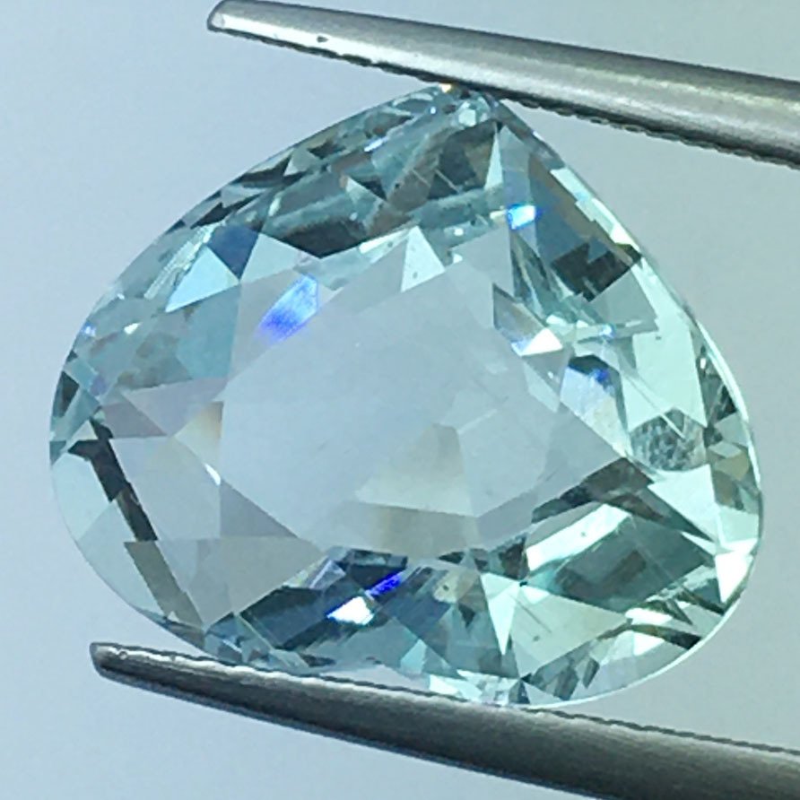 沒有保留價 - 1 pcs 藍色 海藍寶石 - 11.05 ct - 國際寶石學院(International Gemological Institute (IGI)) #2.1