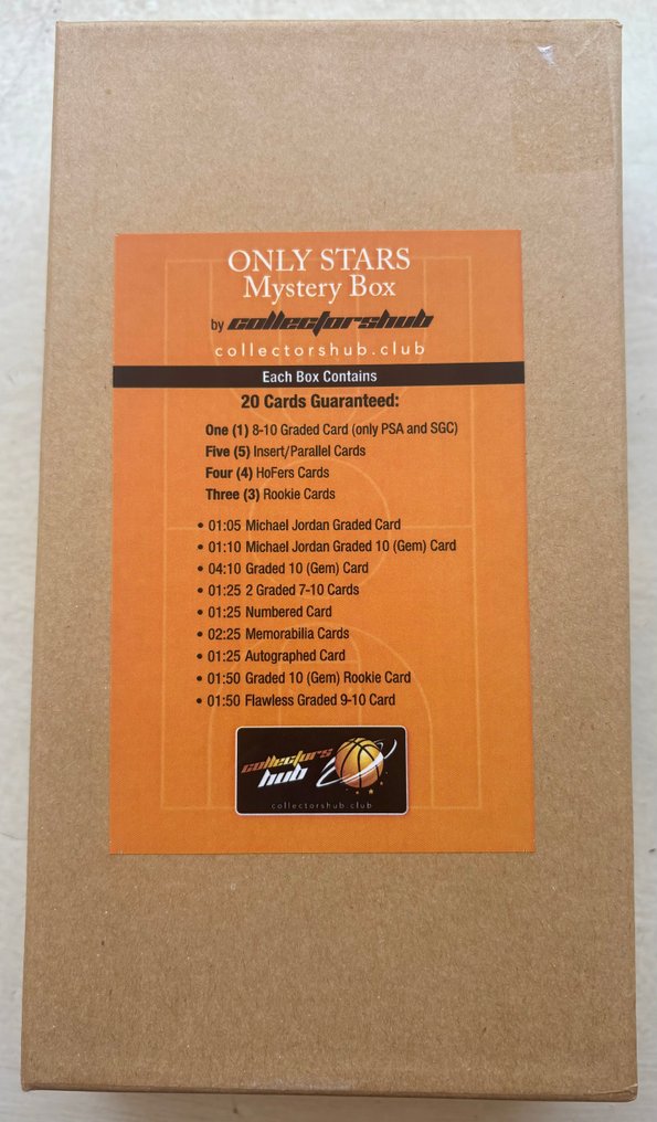 1989-2025 3rd Edition CollectorsHub Larry Bird, Magic Johnson, Kobe Bryant, Michael Jordan, Victor Wembanyama, LeBron James 20 - 1 Mystery box - Near Mint/ Nahezu neuwertig (NM) #1.0