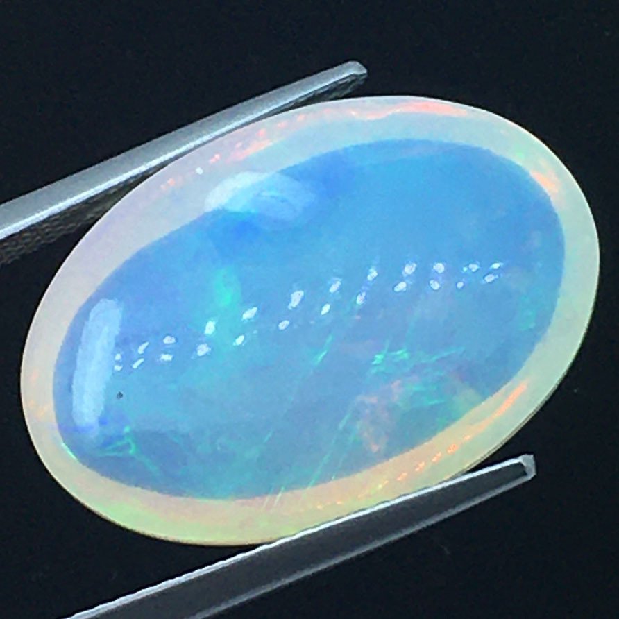 没有保留价 - 1 pcs  黄色 蛋白石  - 16.55 ct - 国际宝石研究院（IGI） - 天然蛋白石 #2.1