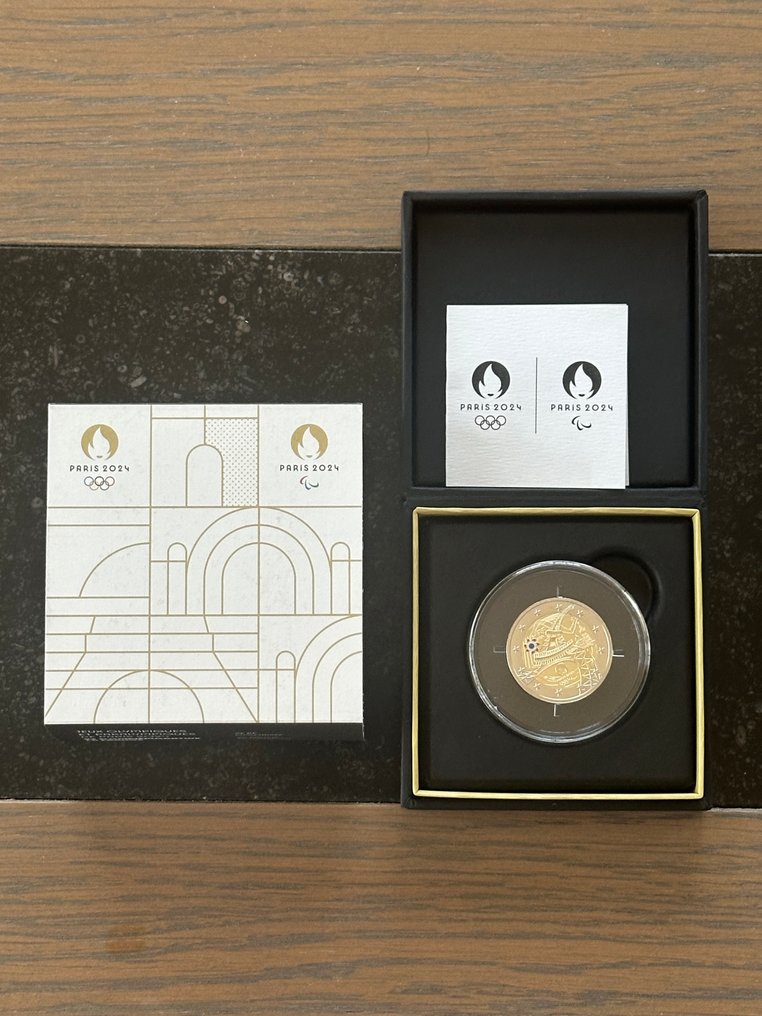 Frankreich. 2 Euro 2024 "La Tour Eiffel Danse" Proof (Ohne mindestpreis) #1.0