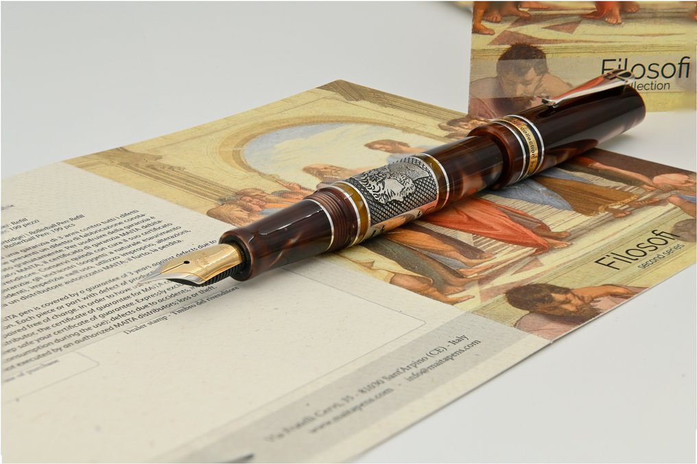 Maita - Collezione Filosofi: Anassimene | Edizione Limitata a 199 esemplari in resina italiana e argento - Vulpen #1.0