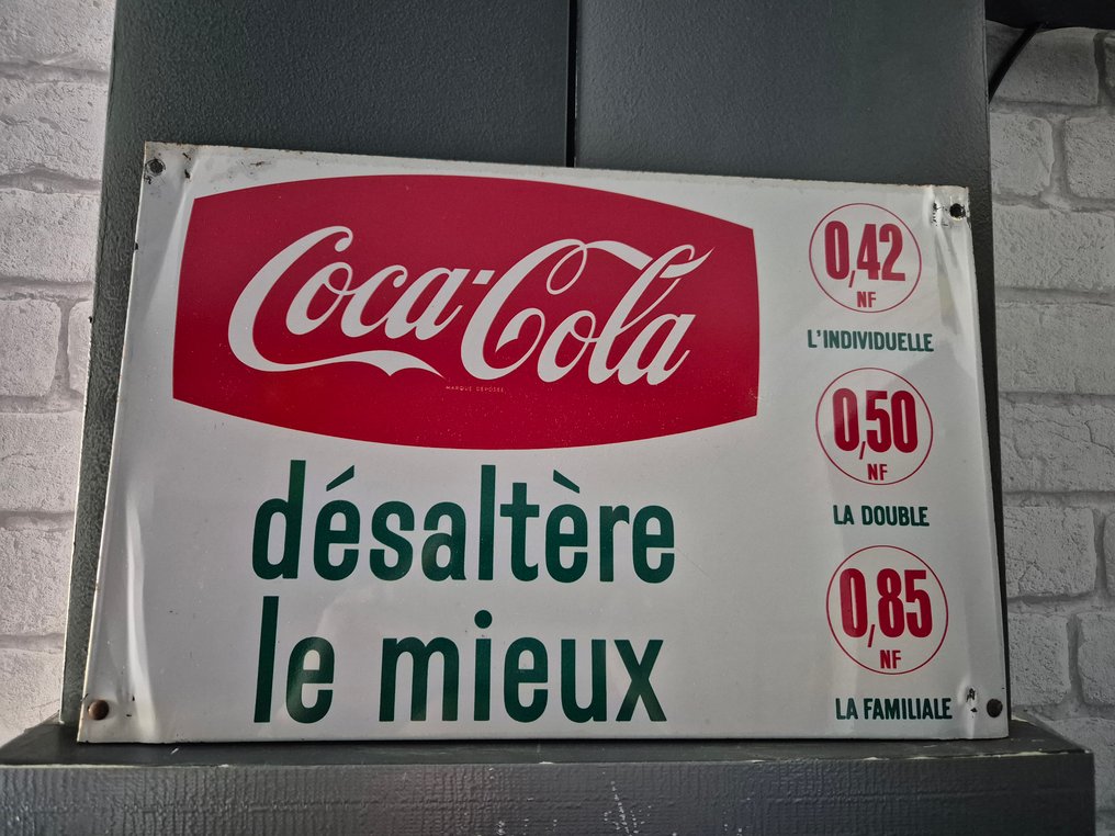 Coca-Cola - 可口可乐广告牌 - GAUPILLAT-PARIS - 广告标牌 - 可口可乐最解渴 - 钢 #3.2