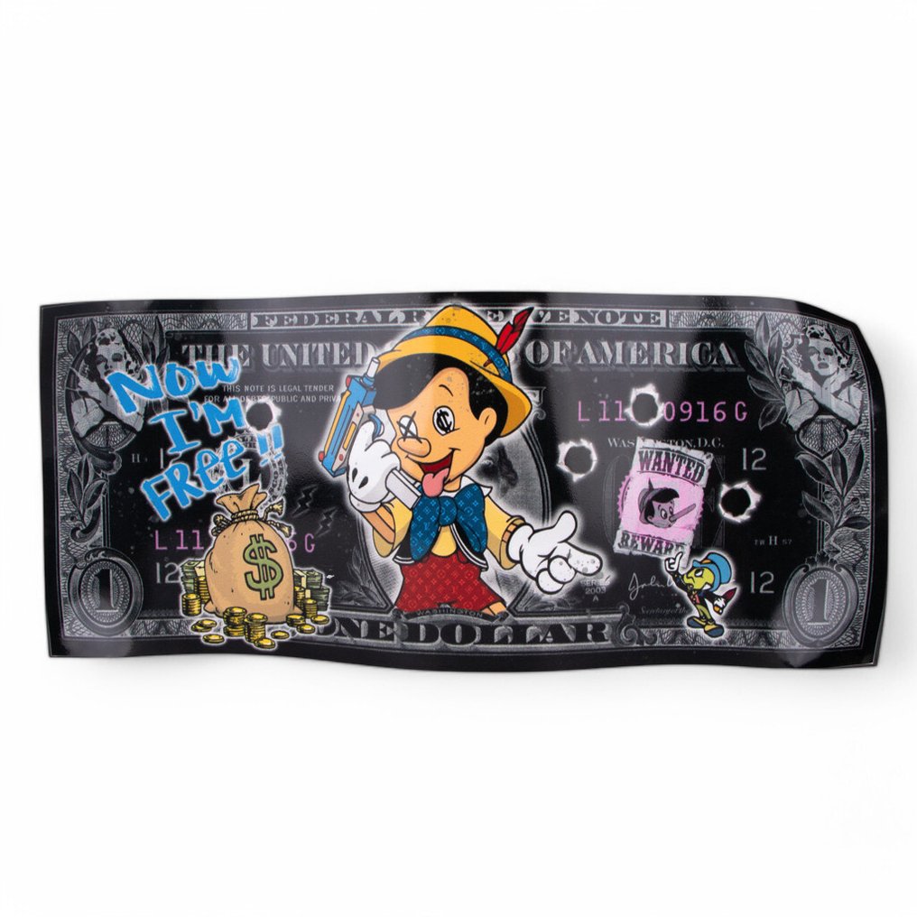 SKE - Now I'm Free - Aluminium dollar #4.3