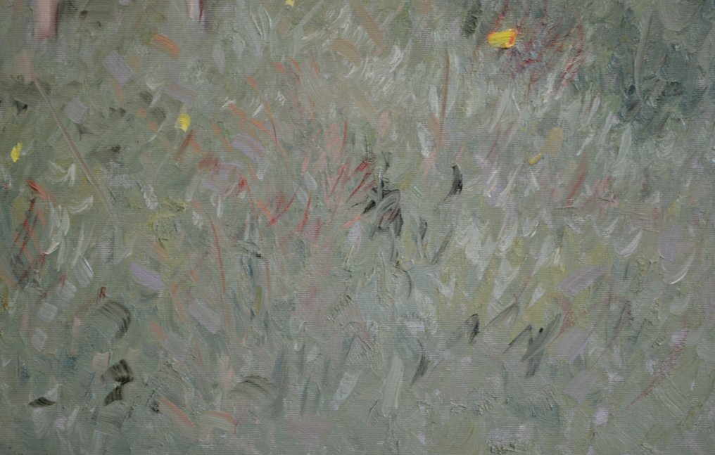 Chris van Dijk (1952) - Impressionist " Decente en courant " #4.3