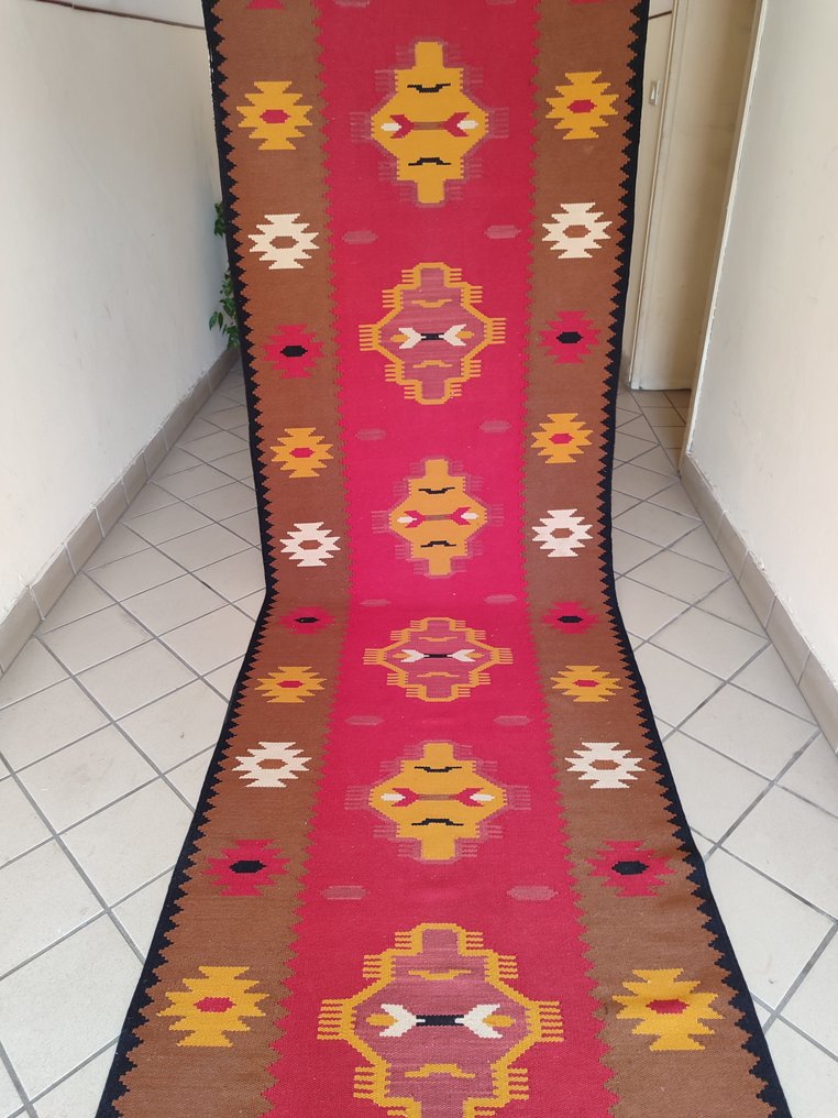 阿扎尔的特殊Kilim - 小地毯 - 530 cm - 87 cm #2.1