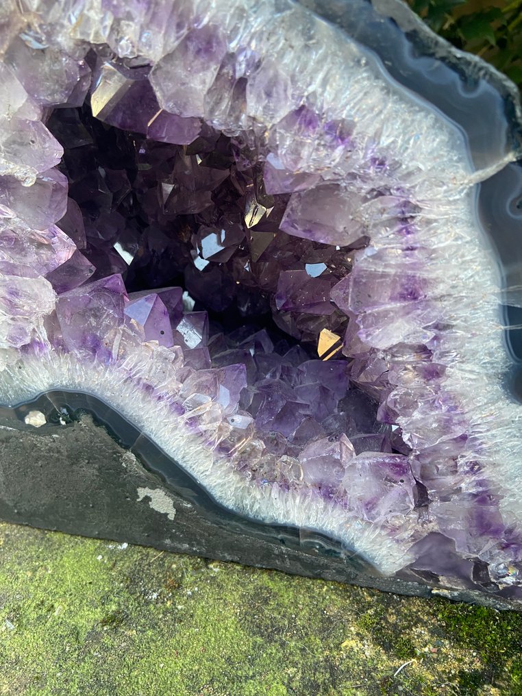 Ametist Geodă - Înălțime: 23 cm - Lățime: 27 cm- 9 kg - (1) #3.2
