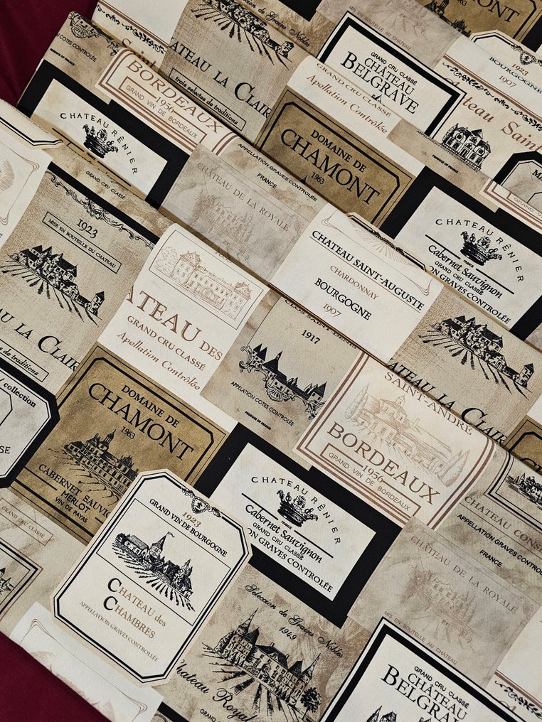 独家酒标面料- 300x280厘米- Artmaison 艺术设计 - 紡織品  - 300 cm - 280 cm #1.0