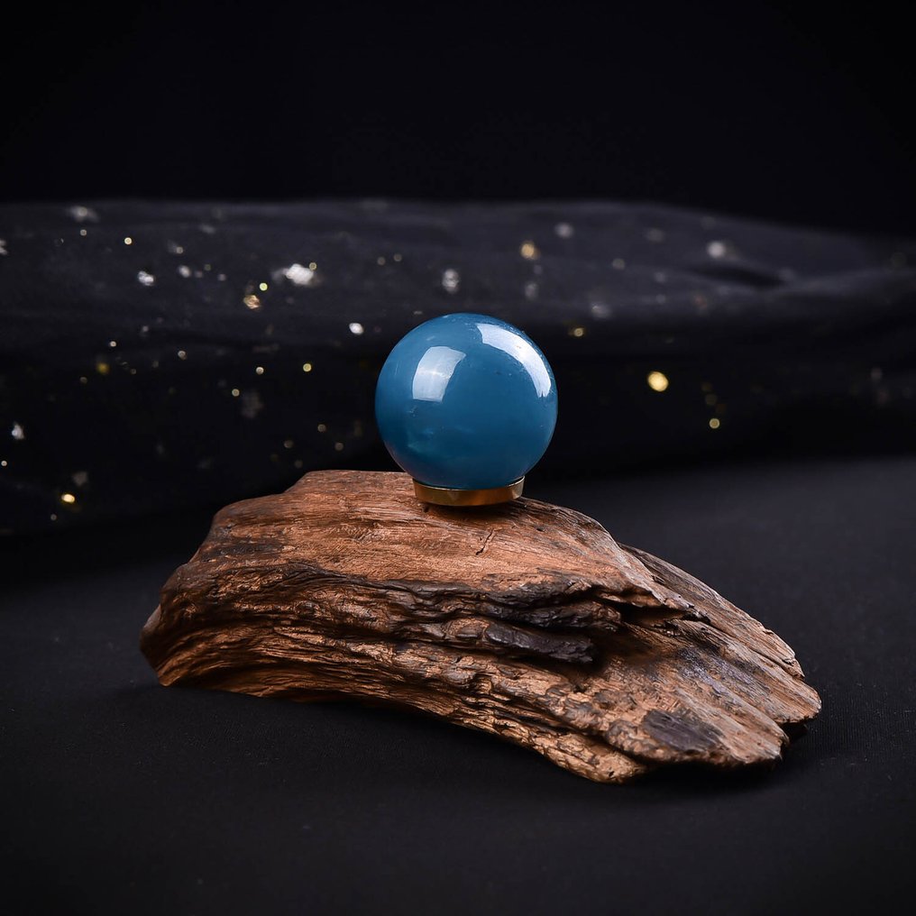 No Reserve - Certyfikat ALGT - Ekskluzywna naturalna kula akwamarynu - Klejnot cudów geologicznych- 34.11 g #3.2