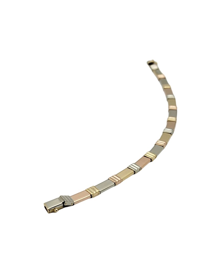 Βραχιόλι - 18 καράτια Κίτρινο χρυσό, Λευκός χρυσός, Ροζ χρυσό #1.0