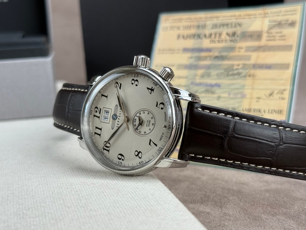 Zeppelin - Dual Time Zone / Date - χωρίς τιμή ασφαλείας - Z76445 - Άνδρες - 2020+  #4.3