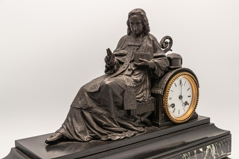 Mantel clock - Marble, Spelter - 1850-1900 #3.2