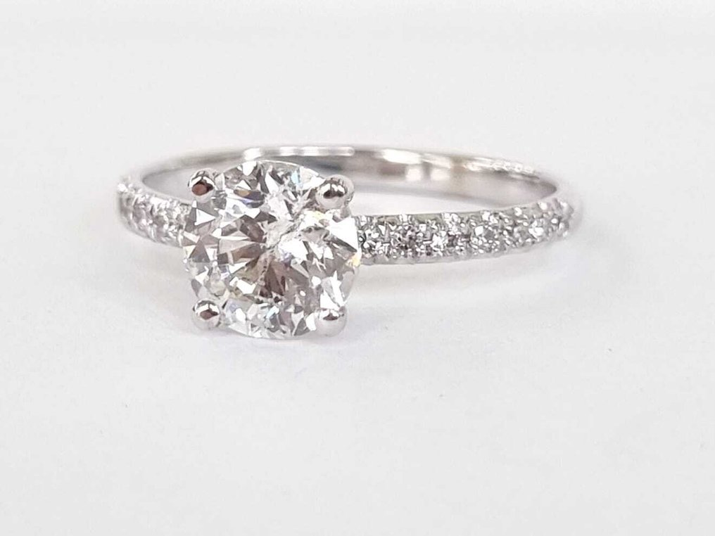 Δαχτυλίδι αρραβώνων - 14 καράτια Λευκός χρυσός - 1.33ct. tw. Διαμάντι (Φυσικό) #3.2