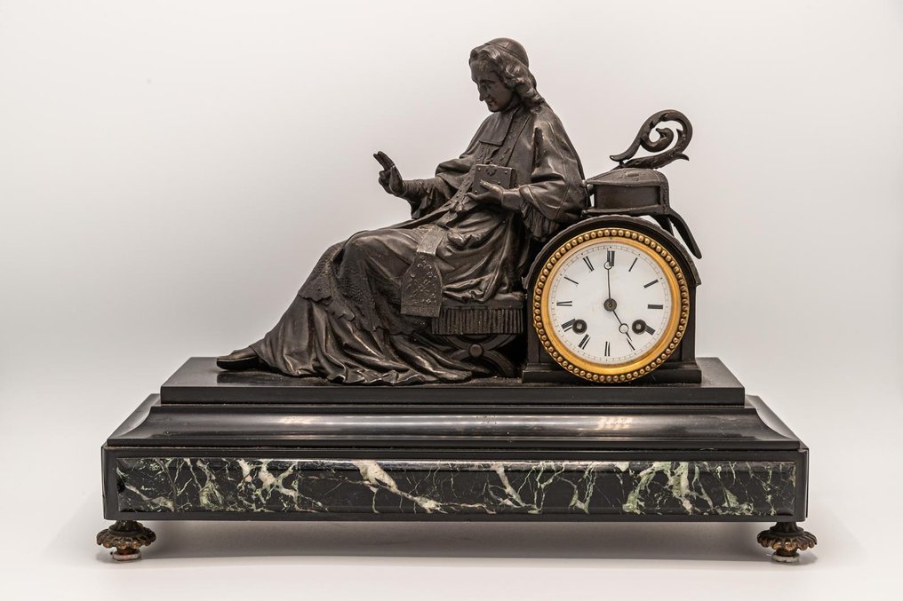 Mantel clock - Marble, Spelter - 1850-1900 #1.0