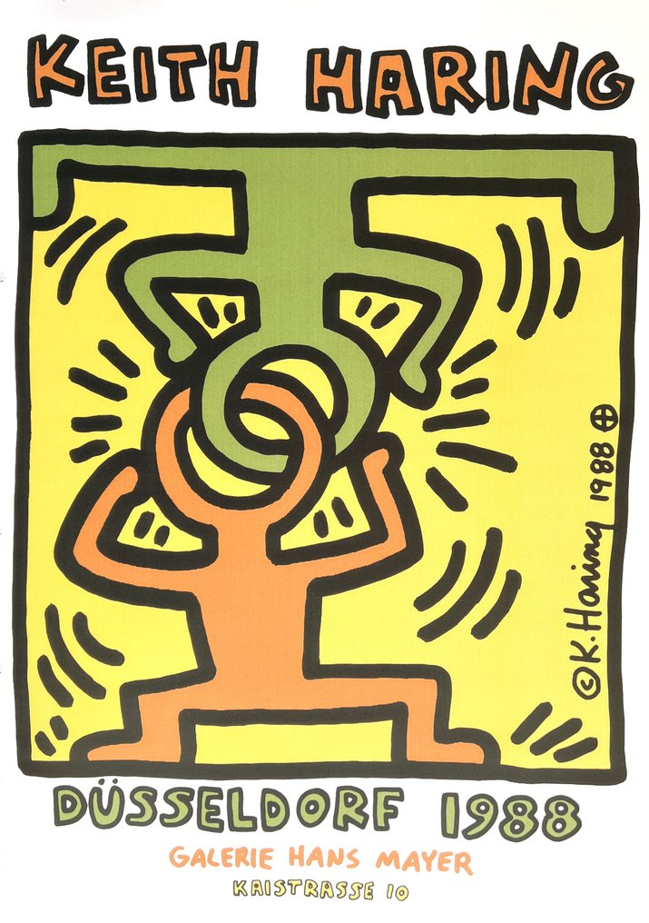 Keith Haring - Keith Haring Düsseldorf 1988 - 1980年代 #1.0