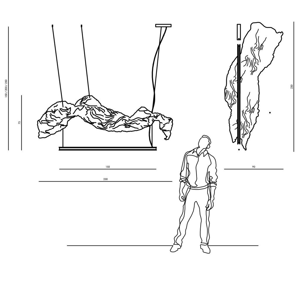Gie El - Lysekrone - Legering - VISION gold LGH1030 #4.3