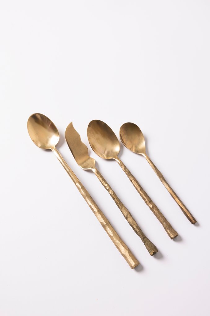 Daniel van Dijck - 餐具套裝 (122) - 金餐具 - 黃銅 - 独一无二的餐具 #4.3