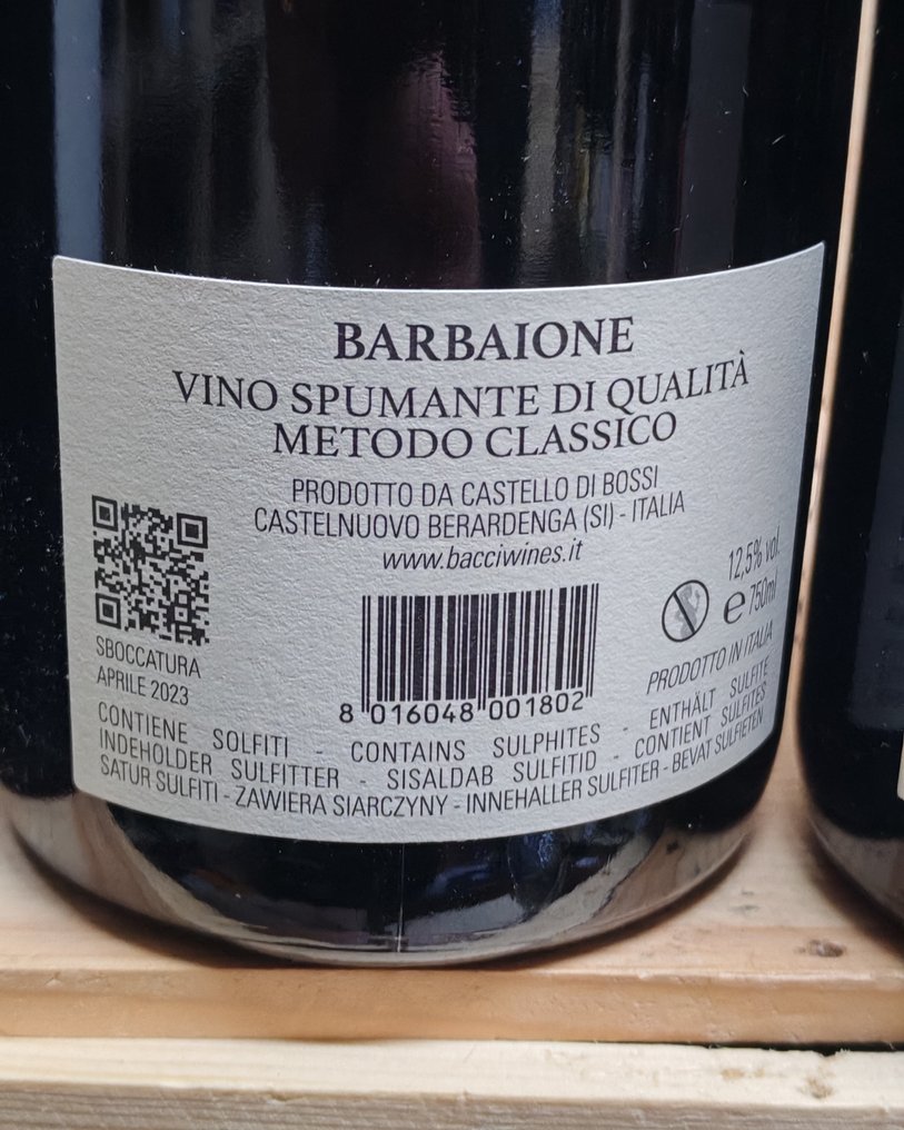 Bacci Wines, Barbaione A.D. 1111 - Tuscany - 6 Bottles (0.75L) #2.1