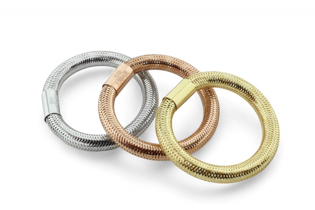 Bague - 18 carats Or blanc, Or jaune, Or rose #3.2