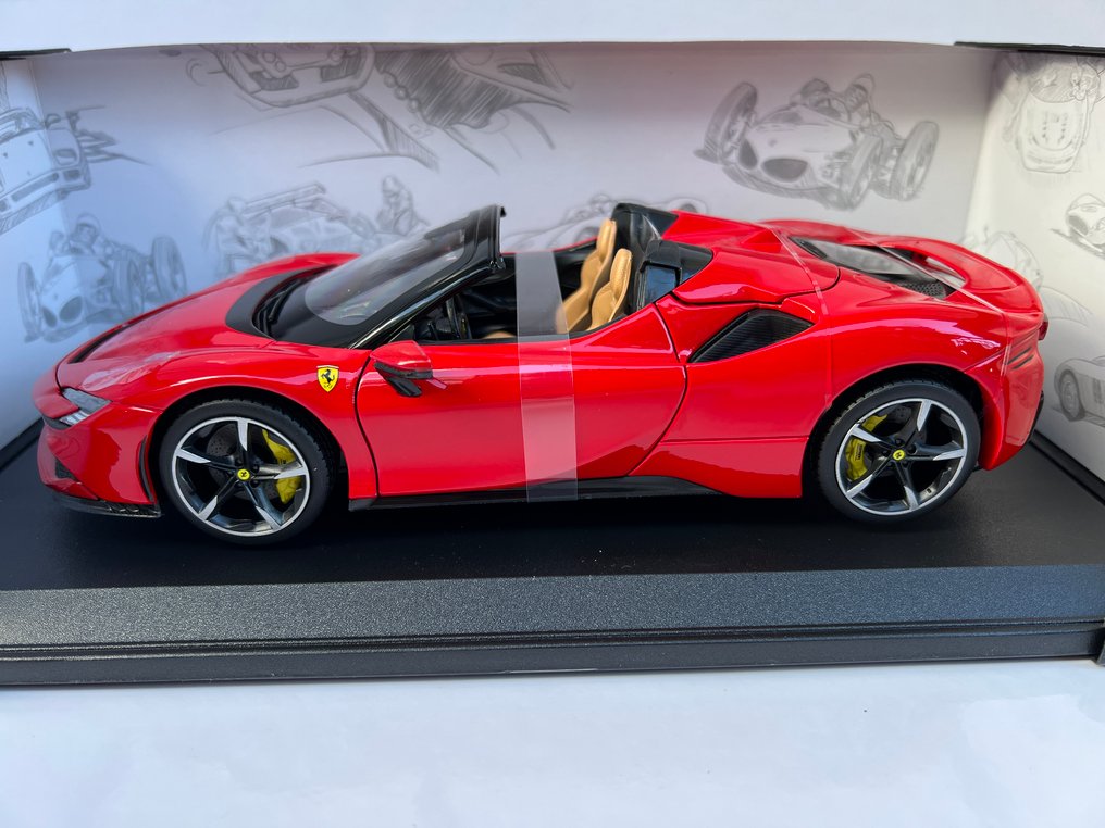 Bburago 1:18 - Machetă mașină - Ferrari SF90 Spider 2021 - 4 Aperture #1.0