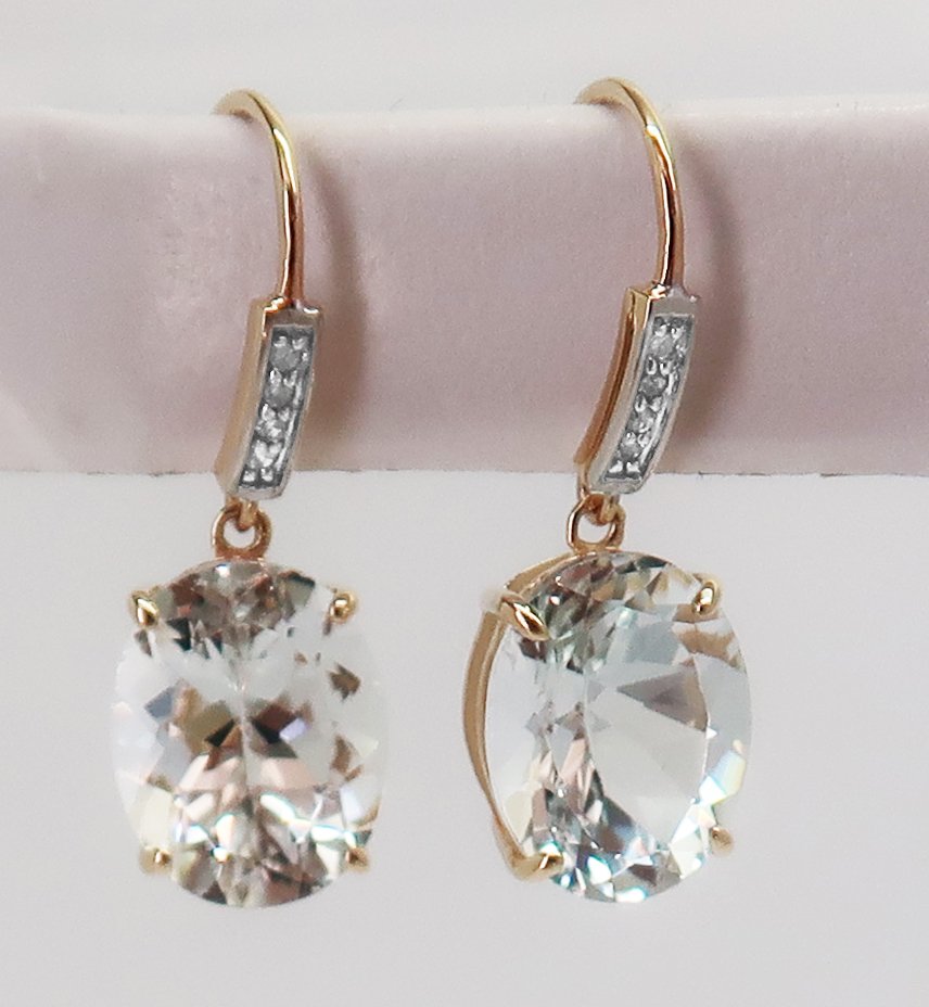 Nincs minimálár - Drop fülbevaló - 14 kt. Sárga arany #2.1