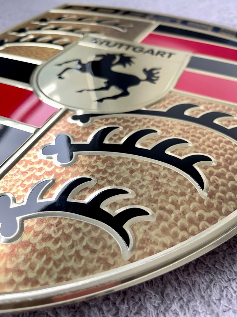 PORSCHE (40cm) - Πινακίδα - Χάλυβας #2.1