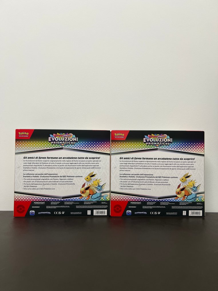 2 Box - Pokémon Evoluzioni Prismatiche ITA 2 x Collezione con poster #3.2