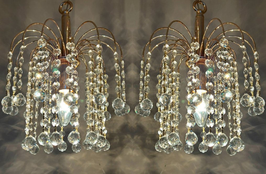 Swarovski - Chandelier (2) - Crystal, gilding #1.0