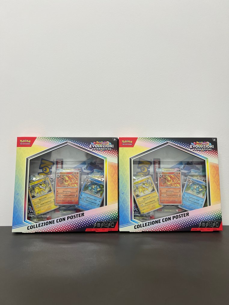 2 Box - Pokémon Evoluzioni Prismatiche ITA 2 x Collezione con poster #1.0