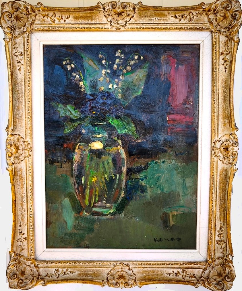 Marcel Kenes (1898-1960) - Muguets et pensees #1.0