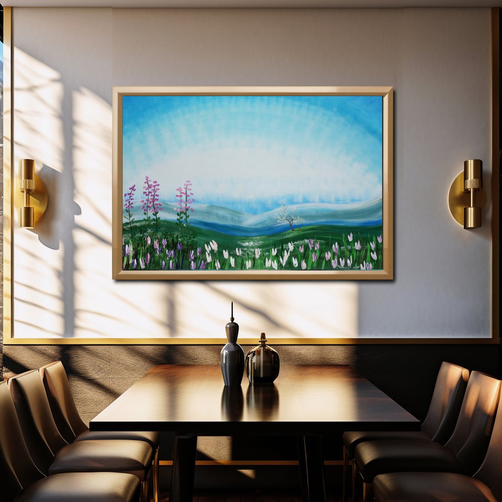 Ksavera - Spring B048 - painting on XXL canvas #1.0