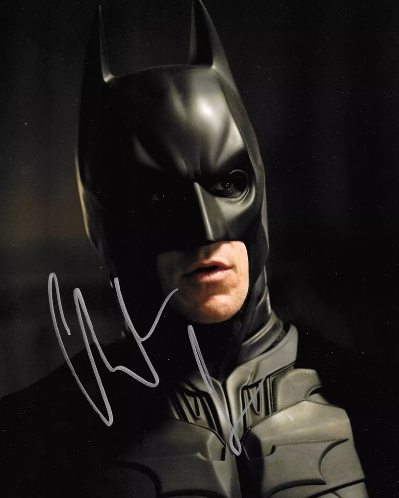 The Dark Knight - Signed by Christian Bale (Batman) #1.0