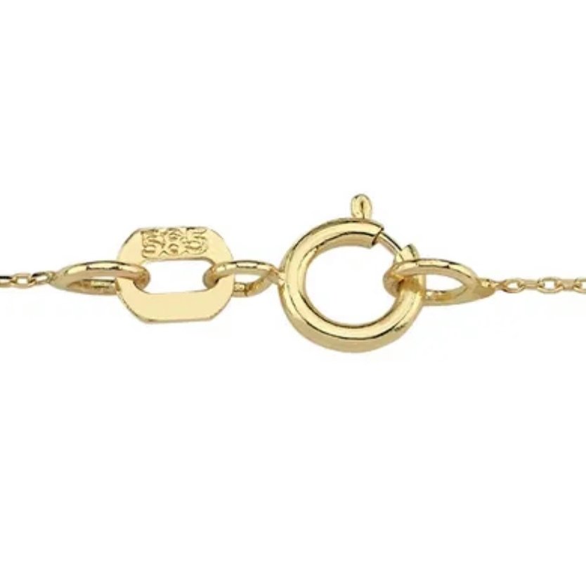 沒有保留價 - Handmade - 頸鏈 - 14 克拉 黃金 鋯石 - Y Model Dorika #3.2