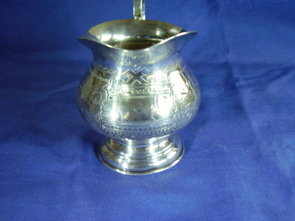 Dzbanuszek na śmietankę - 875 argento - Mosca 1885 #2.1