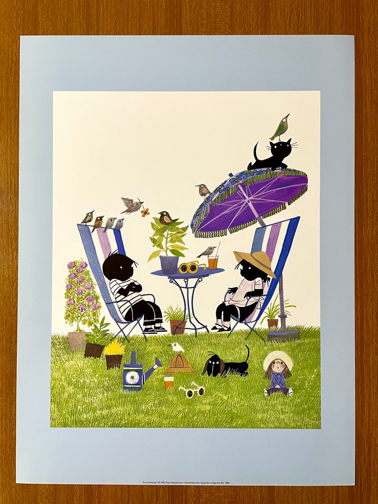 Fiep Westendorp (1916-2004) - "Jip en Janneke in the garden" (1993) #2.1