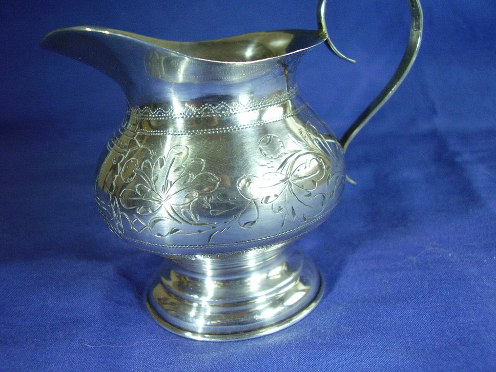 Dzbanuszek na śmietankę - 875 argento - Mosca 1885 #4.3