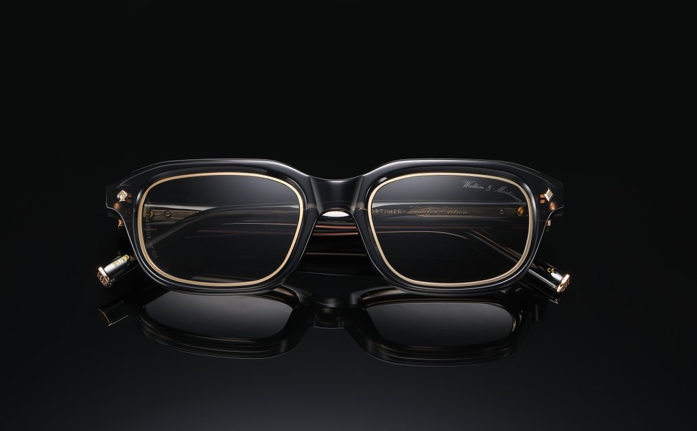 Handmade - Walton & Mortimer No.28 Codename: "Bulletproof" Unit 19/99 "Moon Gray Color" - Solbriller #3.2