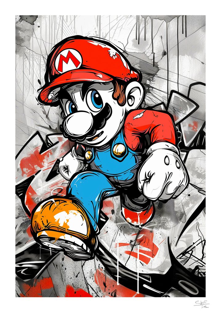 SKE - SET OF 2 - Mario & Peach STREET #3.2