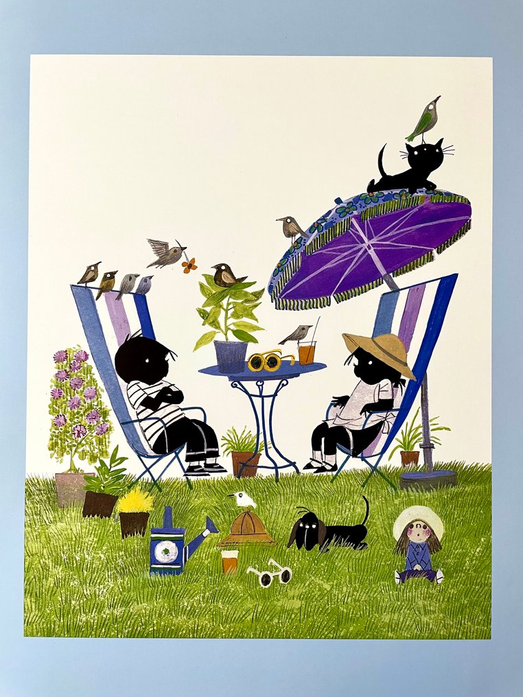 Fiep Westendorp (1916-2004) - "Jip en Janneke in the garden" (1993) #1.0