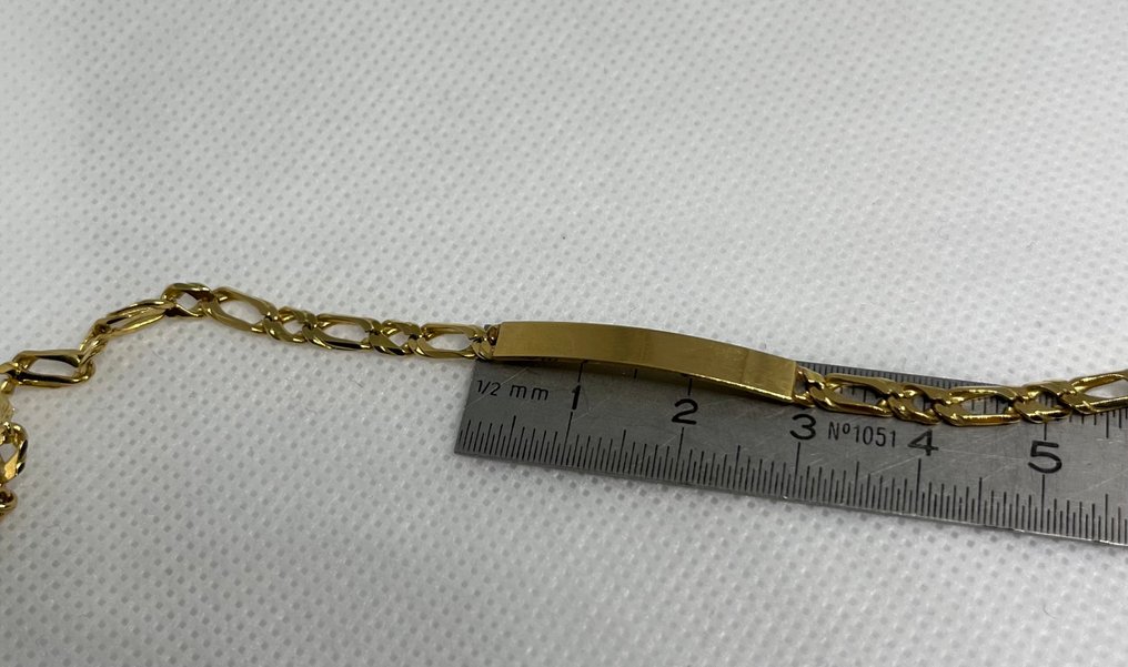 Armlænke - 18 kraat Gulguld #4.3