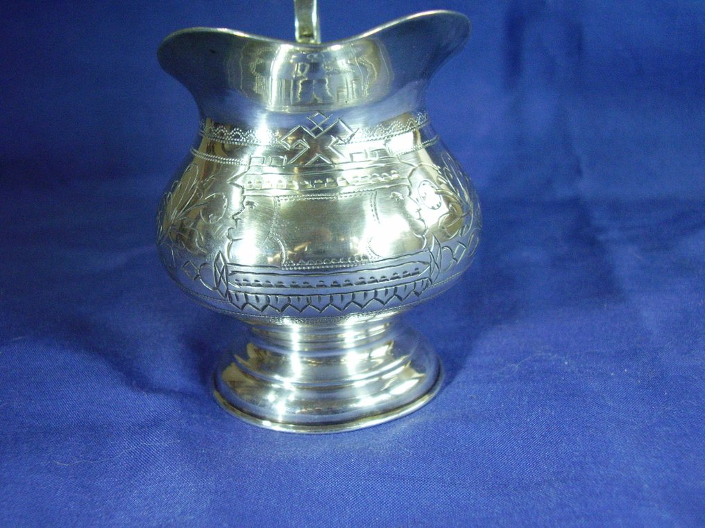 Dzbanuszek na śmietankę - 875 argento - Mosca 1885 #3.2