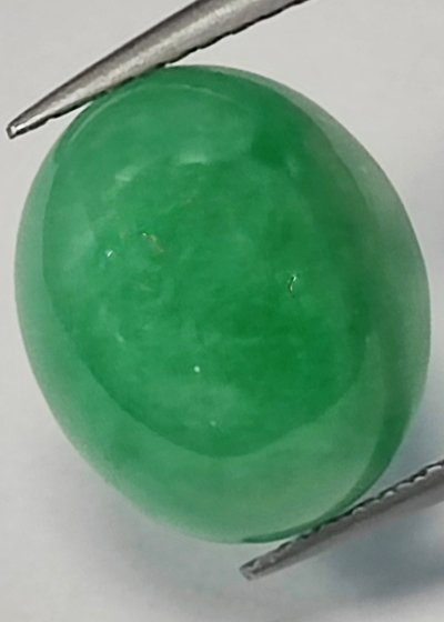 绿色 翡翠  - 5.27 ct - 西班牙宝石学院（IGE） - Jade A Grade FEI CUI #1.0