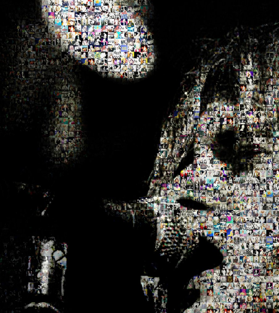 David Law - Crypto Kurt Cobain II - 2.0 - Format XL 60x60 #2.1