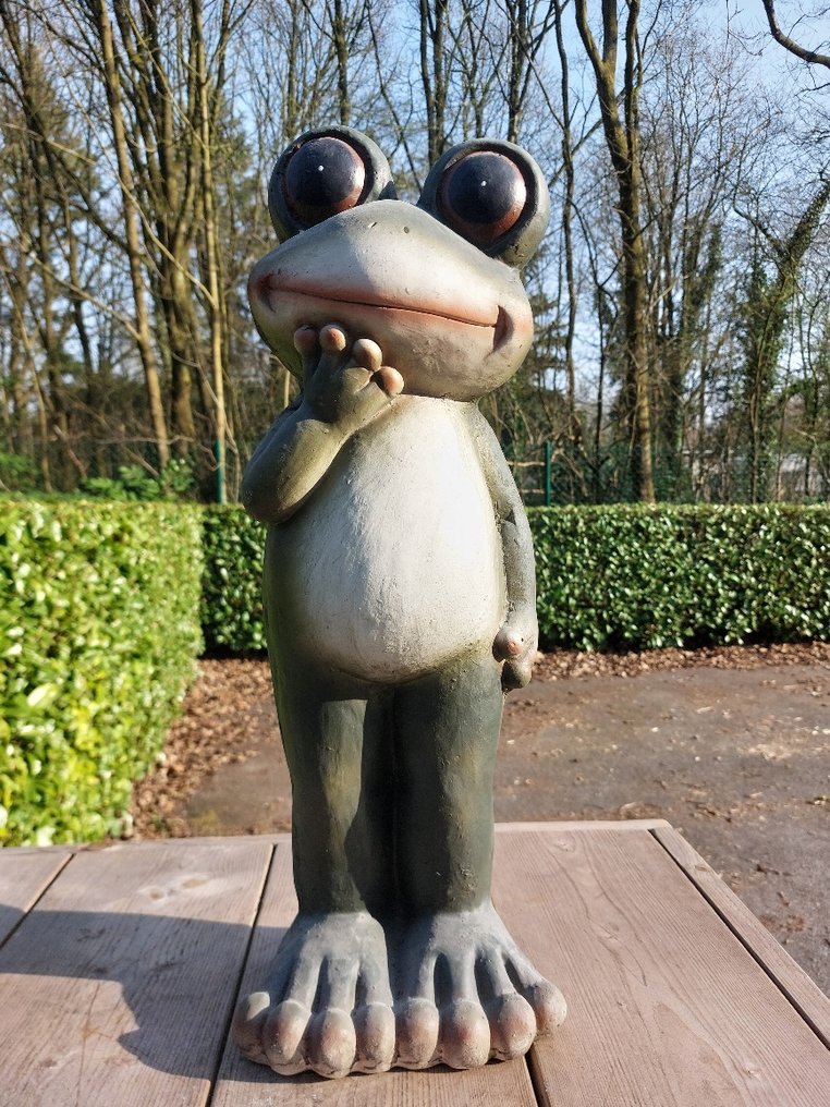 Statue, 58 cm high garden statue frog - 58 cm - polyresin #1.0