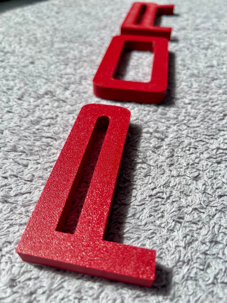 Επιγραφές PORSCHE 3D - (100 cm) #3.2