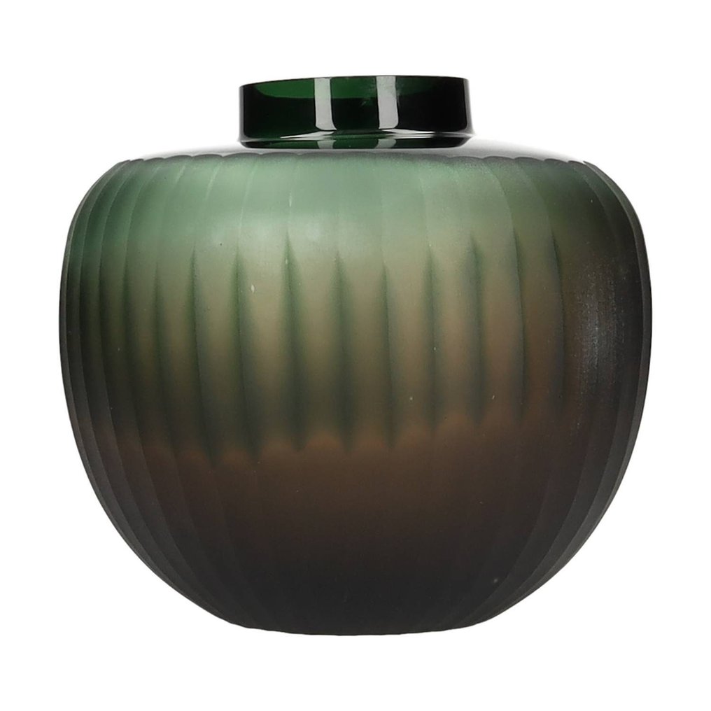 花瓶  - 玻璃 - 奢华切割花瓶 #1.0