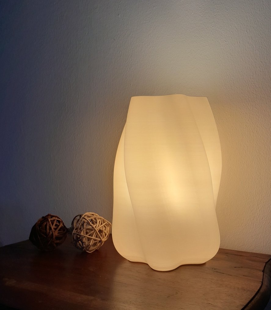 LL6L - Table lamp - Giro - nightstand lamp - Biopolymer #1.0