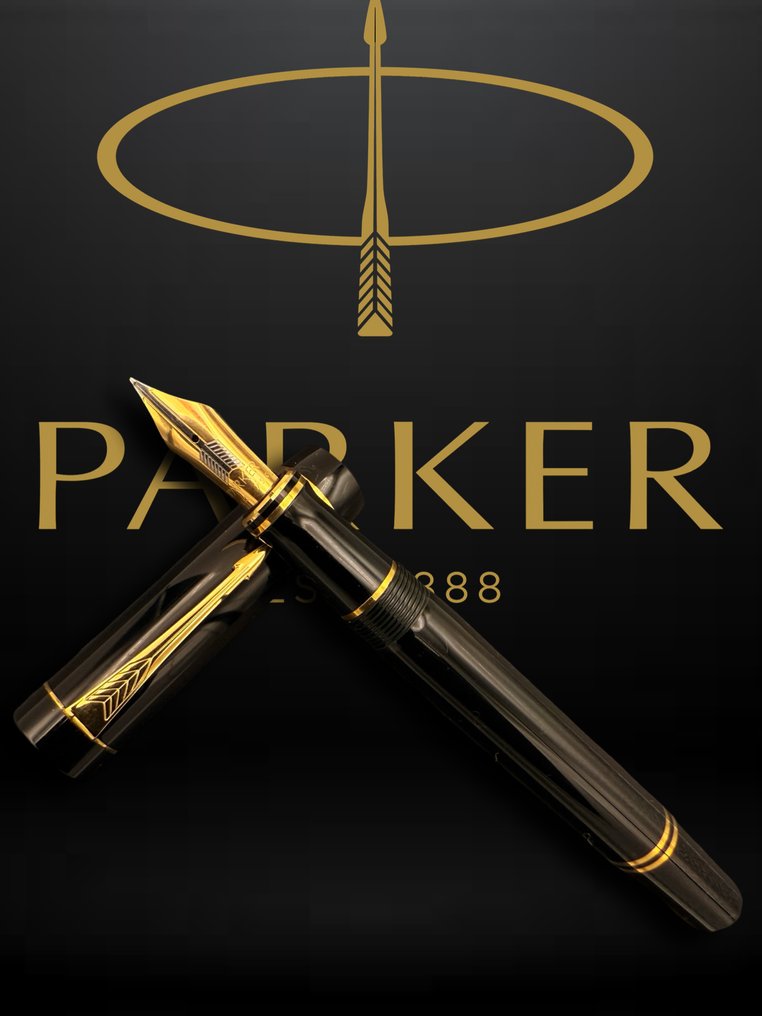 Parker - Duofold Centenial - M nib - 18 KT - Reservoarpenna #1.0