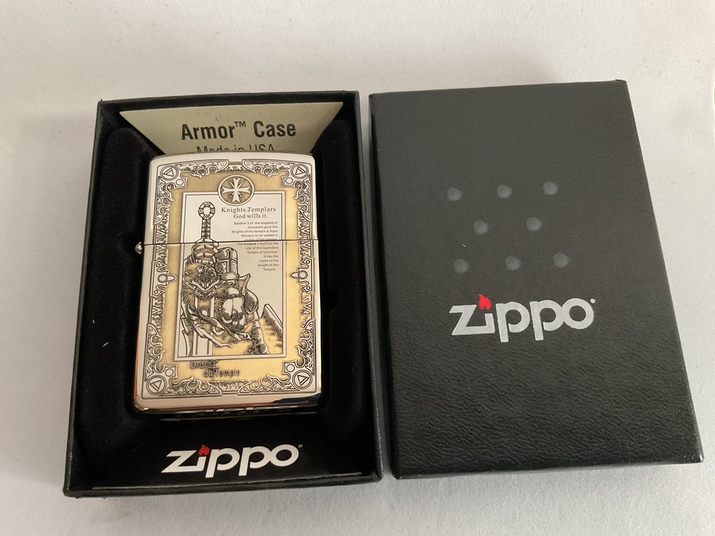 Zippo - Templars - χωρίς τιμή ασφαλείας - Αναπτήρας τσέπης - Chrome #1.0
